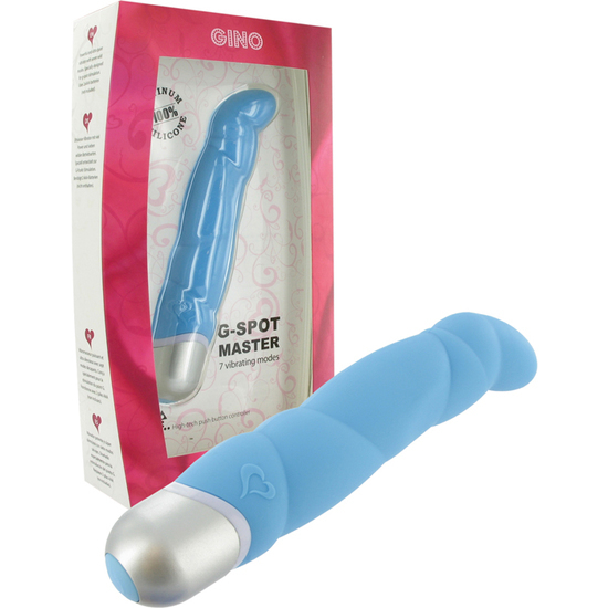 FEELZTOYS GINO VIBRATOR BLUE image 0