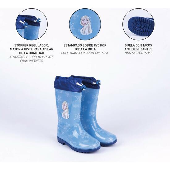 BOTAS LLUVIA PVC FROZEN II BLUE image 4