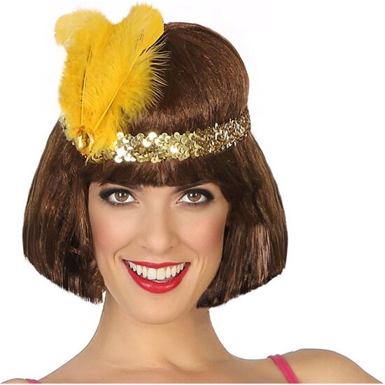 CINTA PARA EL PELO CABARET DORADO image 0