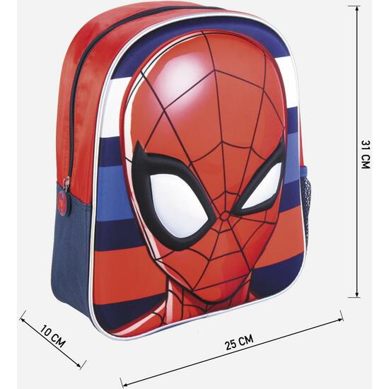 MOCHILA INFANTIL 3D SPIDERMAN RED image 3