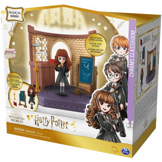 AULA ENCANTAMIENTOS MAGICOS + FIGURA HERMIONE HARRY POTTER 5CM image 3