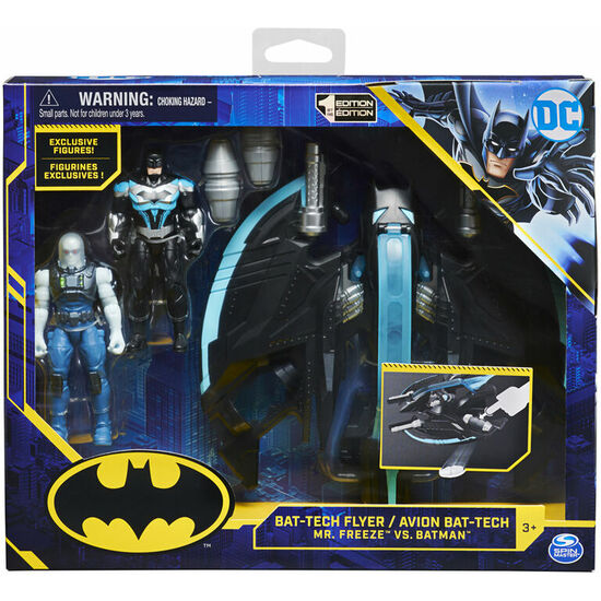 FIGURA BATMAN AND MR FREEZEE + BATWINGS DC COMICS 10CM image 0