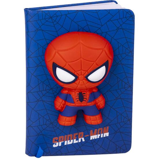 CUADERNO SQUISHY SPIDERMAN BLUE image 0