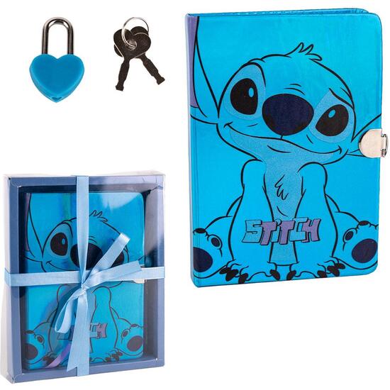 DIARIO CAJA STITCH BLUE image 0