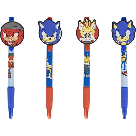 BOLÍGRAFO PACK X4 SONIC PRIME MULTICOLOR image 1