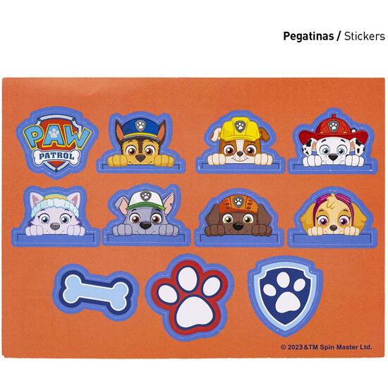 SET DE PAPELERÍA COLOREABLE PAW PATROL BLUE image 4