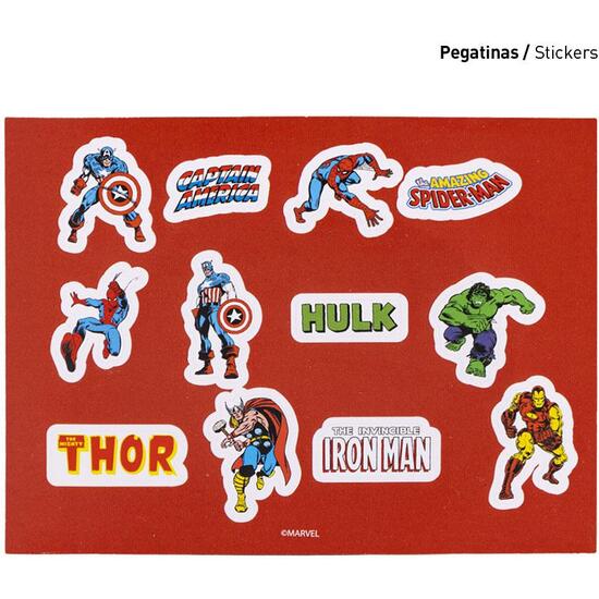 SET DE PAPELERÍA COLOREABLE AVENGERS BLUE image 4