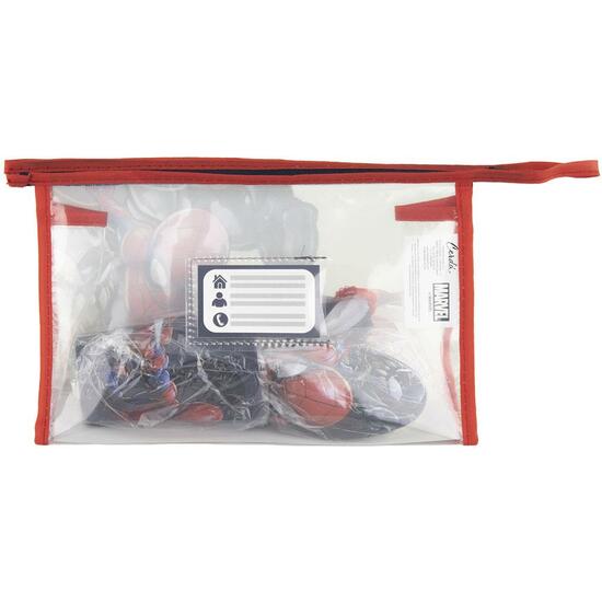 NECESER SET ASEO/VIAJE SPIDERMAN RED image 2