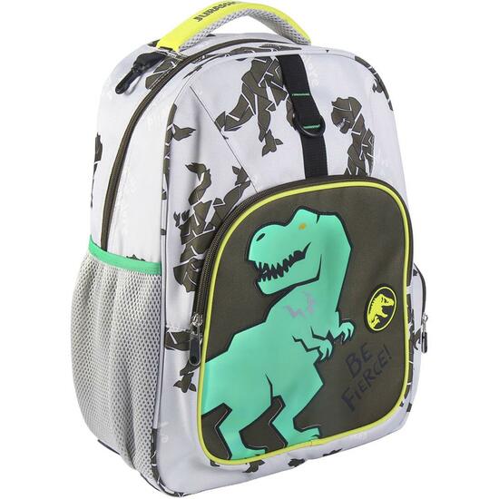 MOCHILA ESCOLAR MEDIANA 42 CM JURASSIC PARK GREEN image 0