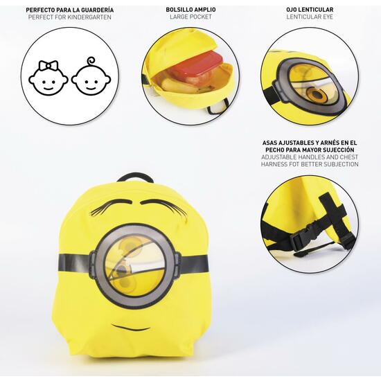 MOCHILA GUARDERIA PERSONAJE MINIONS YELLOW image 4