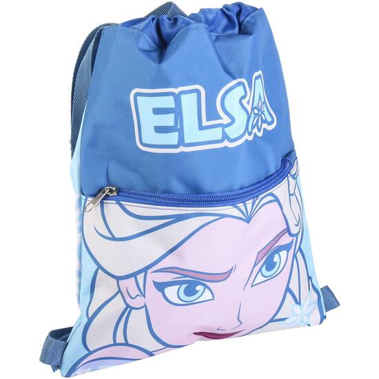 SAQUITO ESCOLAR FROZEN BLUE image 0