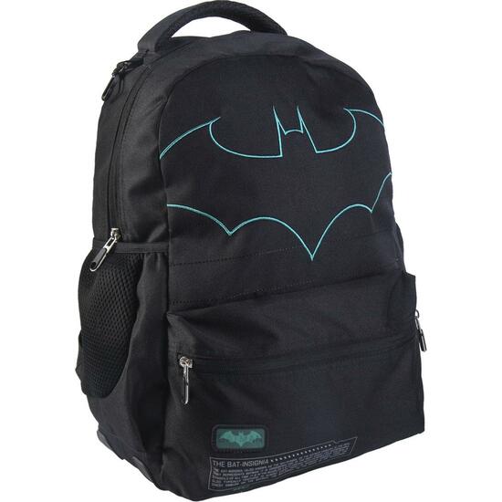 MOCHILA ESCOLAR GRANDE 44 CM BATMAN BLACK image 0