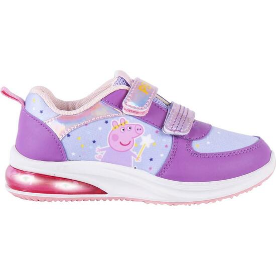 DEPORTIVA SUELA PVC CON LUCES PEPPA PIG LILAC image 0