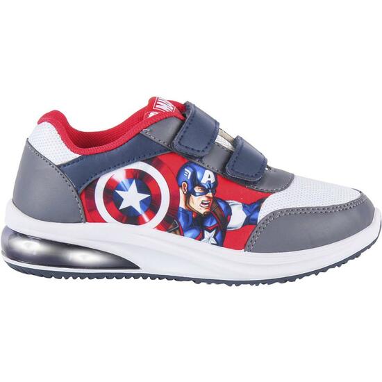 DEPORTIVA SUELA PVC CON LUCES AVENGERS BLUE image 0