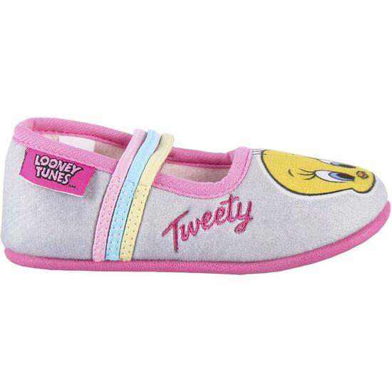 ZAPATILLAS DE CASA BAILARINA LOONEY TUNES PIOLIN LIGHT GRAY image 1