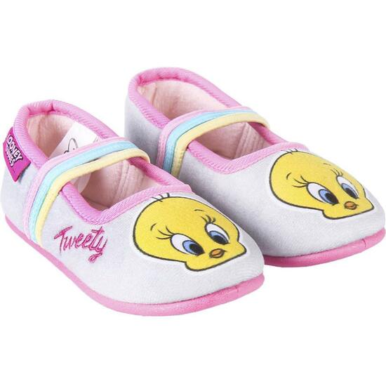 ZAPATILLAS DE CASA BAILARINA LOONEY TUNES PIOLIN LIGHT GRAY image 0