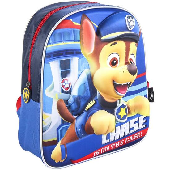 MOCHILA INFANTIL 3D LUCES PAW PATROL DARK BLUE image 0