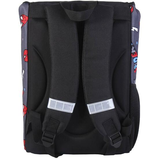 MOCHILA ESCOLAR GRANDE EXTENSIBLE SPIDERMAN BLACK image 1