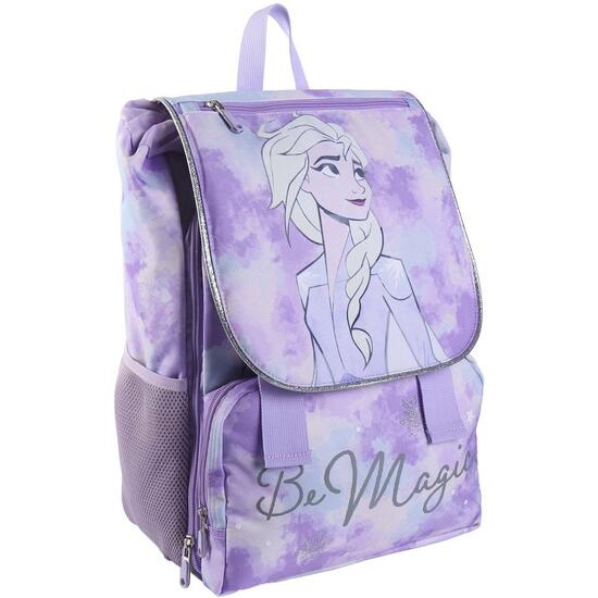 MOCHILA ESCOLAR GRANDE EXTENSIBLE FROZEN II LILAC image 0