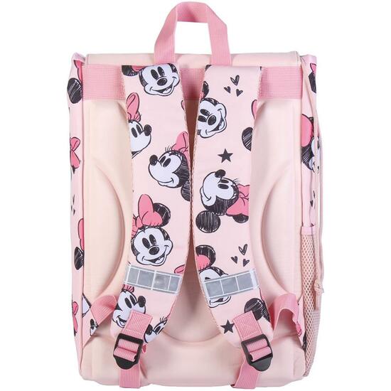 MOCHILA ESCOLAR GRANDE EXTENSIBLE MINNIE PINK image 1