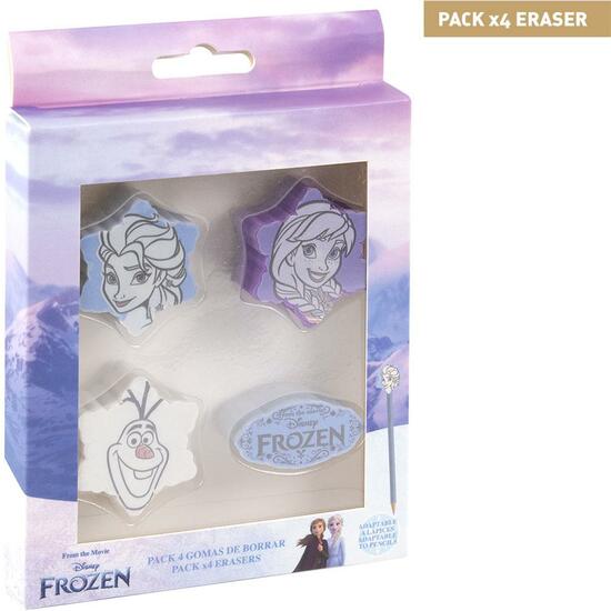 GOMA DE BORRAR PACK X4 FROZEN II MULTICOLOR image 0