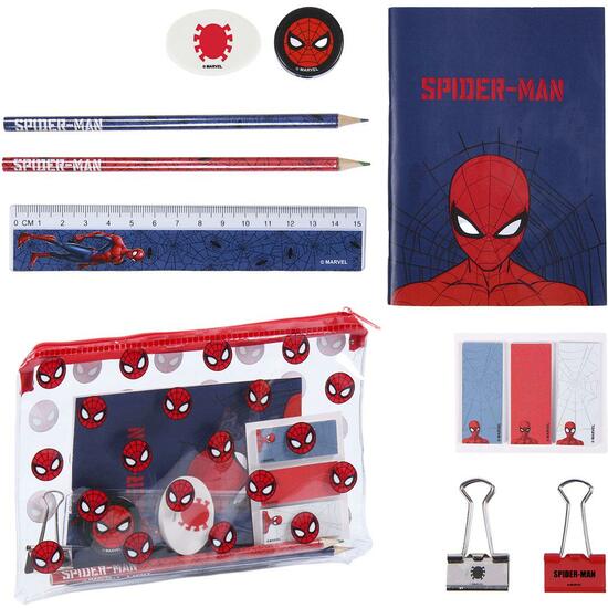 SET PAPELERÍA ESCOLAR SPIDERMAN DARK BLUE image 0