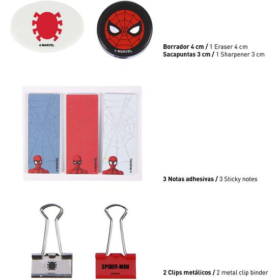 SET PAPELERÍA ESCOLAR SPIDERMAN DARK BLUE image 3