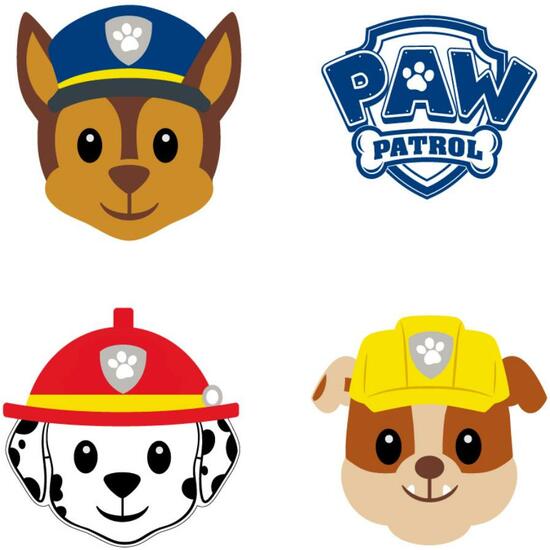 GOMA DE BORRAR PACK X4 PAW PATROL MULTICOLOR image 1