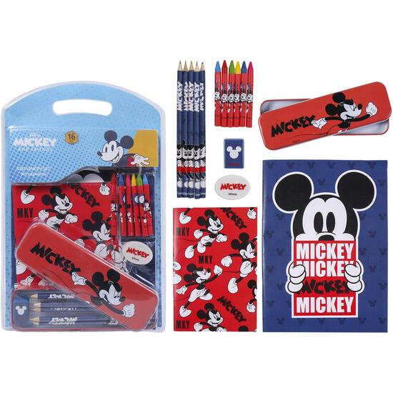 SET PAPELERÍA ESCOLAR MICKEY BLUE image 0