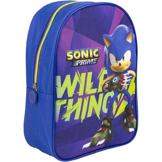 MOCHILA INFANTIL ESCOLAR SONIC PRIME BLUE image 0