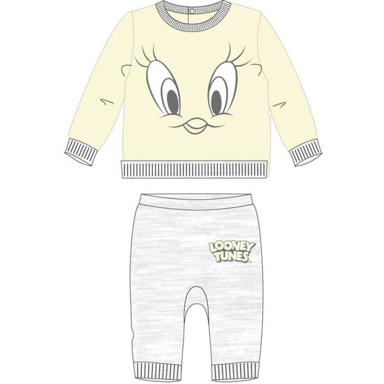 CHANDAL COTTON BRUSHED LOONEY TUNES PIOLIN YELLOW image 0