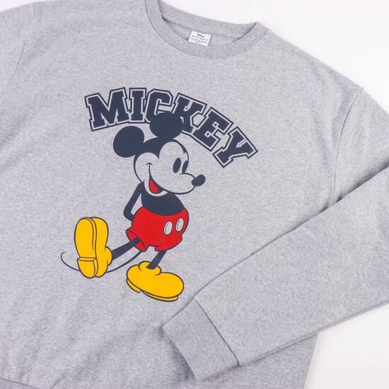 SUDADERA COTTON BRUSHED MICKEY GRAY image 2