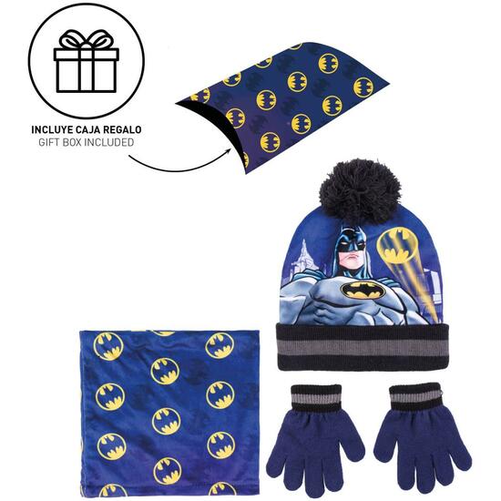 CONJUNTO 3 PIEZAS SNOOD BATMAN DARK BLUE image 0