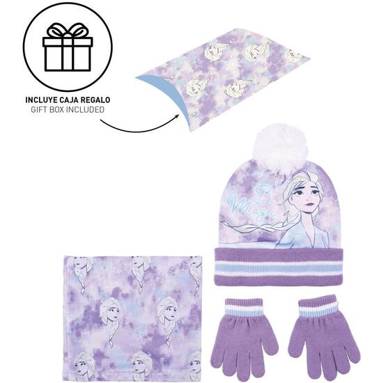 CONJUNTO 3 PIEZAS SNOOD FROZEN II PURPLE image 0