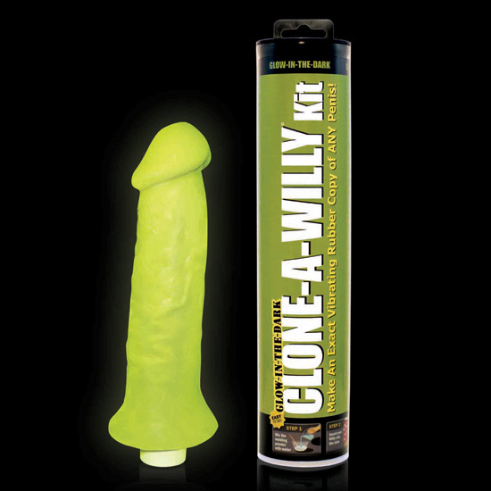 CLONE A WILLY GLOW IN THE DARK VIBRATING KIT image 1