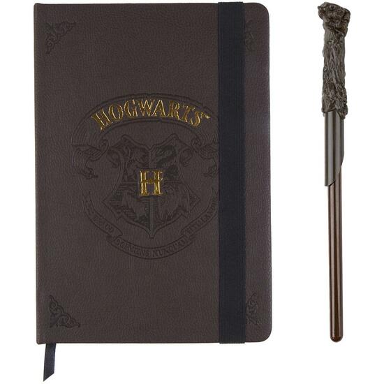SET DE PAPELERÍA VARITA HARRY POTTER HOGWARTS BROWN image 1