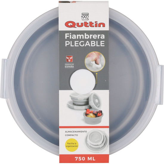 FIAMBRERA SILICONA REDONDA 750ML QUTTIN image 3