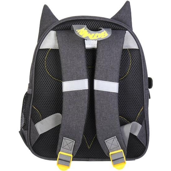 MOCHILA INFANTIL ESCOLAR BATMAN BLACK image 1