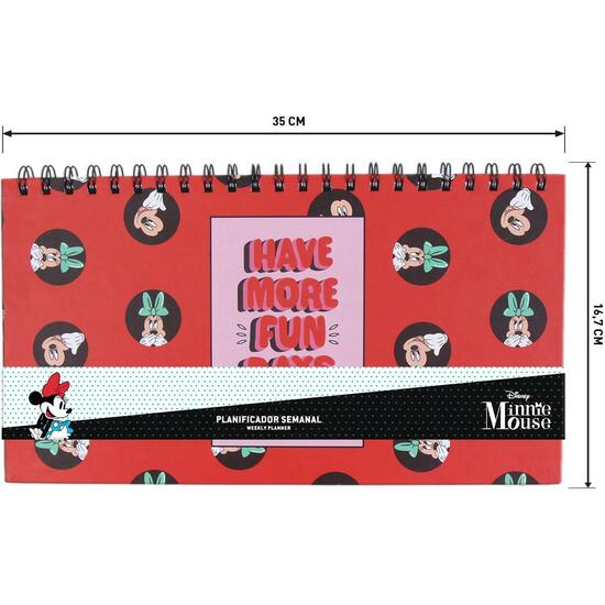 PLANIFICADOR SEMANAL MINNIE RED image 4