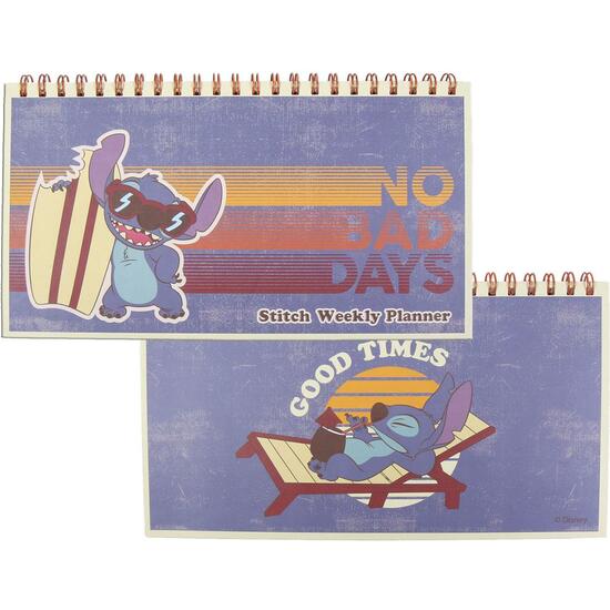 PLANIFICADOR SEMANAL STITCH BLUE image 1
