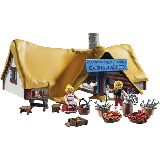 PLAYMOBIL ASTÉRIX LA CABAÑA DE ORDENALFABETIX image 1