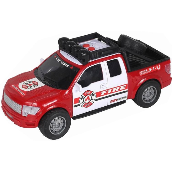 COCHE PICK UP MEGA FRICCIÓN CON LUZ 26 CM image 0