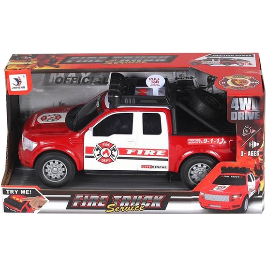 COCHE PICK UP MEGA FRICCIÓN CON LUZ 26 CM image 1