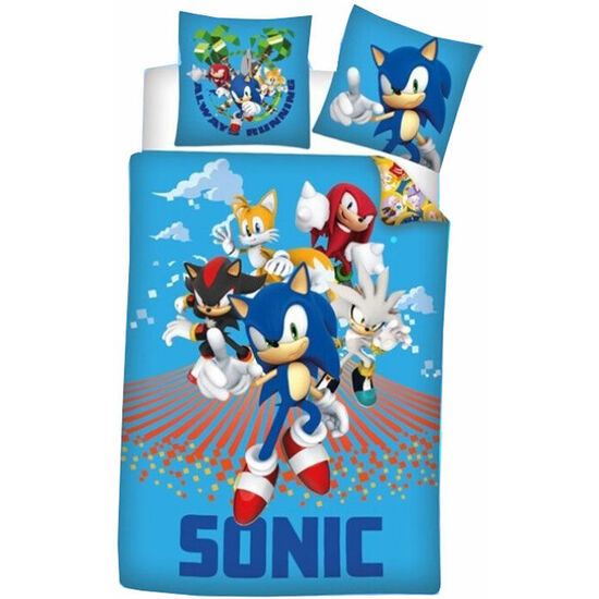 FUNDA NORDICA SONIC THE HEDGEHOG CAMA 90 MICROFIBRA image 0