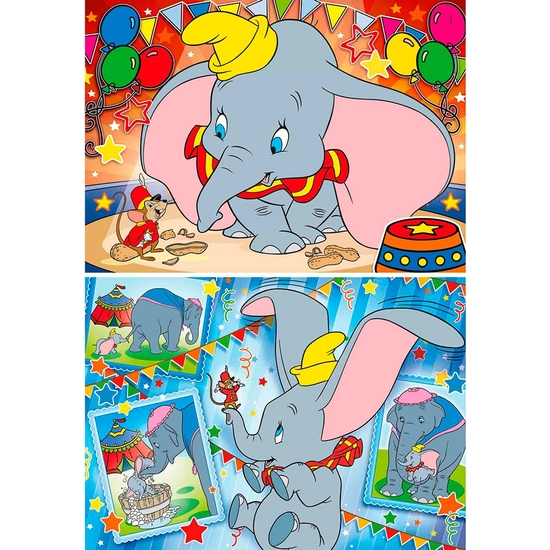 DUMBO PUZZLE DOBLE 2X20 PIEZAS image 1