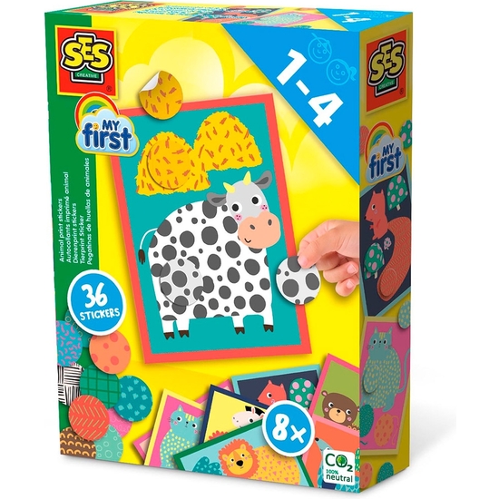 SES MY FIRST CREA ANIMALES CON PEGATINAS image 0