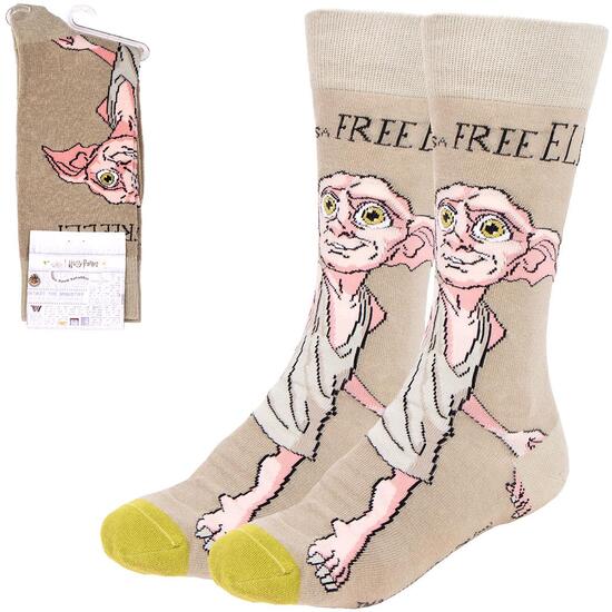 CALCETINES HARRY POTTER DOBBY BEIGE image 0