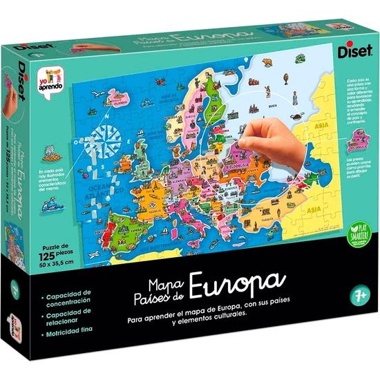 APRENDO PAÍSES DE EUROPA DISET + 7 AÑOS image 0