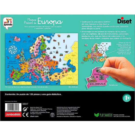 APRENDO PAÍSES DE EUROPA DISET + 7 AÑOS image 2