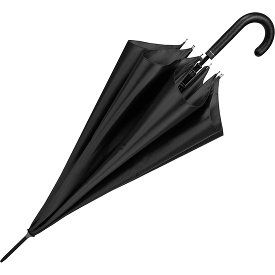 PARAGUAS AUTOMÁTICO NEGRO CON FUNDA 104 CM image 0